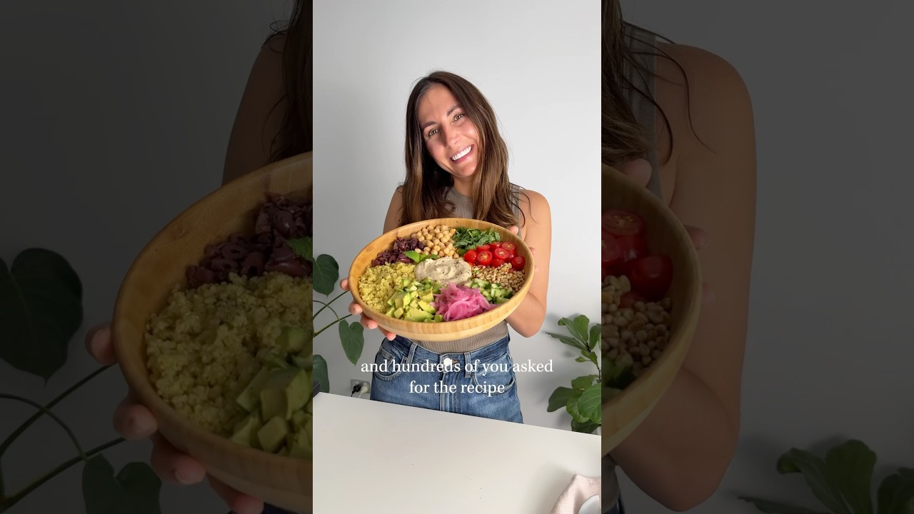 You’re going to LOVE this Mediterranean salad #veganrecipes #plantbased You’re going to LOVE this Mediterranean salad #veganrecipes #plantbased