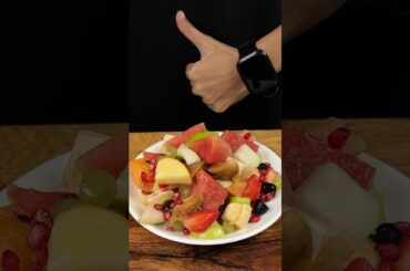 Fruit chaat asmr #food #cooking #tinglefeast #healthy