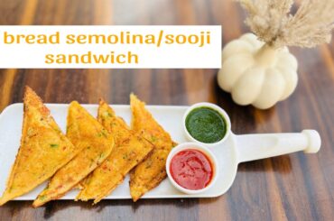 Healthy & Delicious No-Bread Semolina Sandwich Recipe | Quick & Easy Snack or Breakfast Idea!