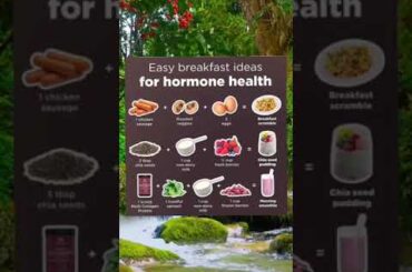 Easy, Healthy Breakfast Ideas for Hormone Health. #healthtips #healthylifesyle #healthyfoods