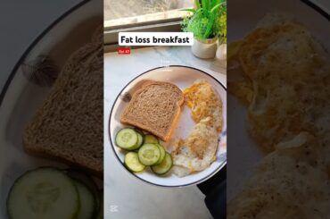 Weight loss with high protein breakfast #weigthloss #fatloss #breakfast #ytshorts #diet #fastfatloss
