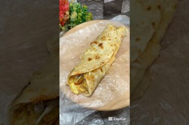 Healthy breakfast egg paratha Roll Recipe #shorts #recipe #breakfast #eggroll
