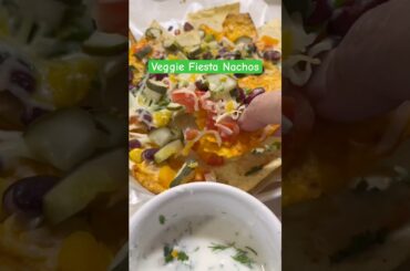 Healthy Veggie Nacho bowl - Yummy and satisfying | #VeggieNachos#RedBeanRecipes #HealthySnacks