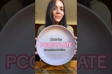 How to make a PCOS friendly plate! #pcos