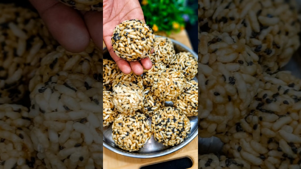 Murmura Laddu Recipe | winter Special laddu #shorts #dryfruits #laddurecipe Murmura Laddu Recipe | winter Special laddu #shorts #dryfruits #laddurecipe