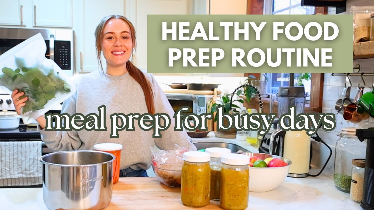 Easy Healthy Food Prep Routine To Fuel Your Busy Week | Weekly Reset Easy Healthy Food Prep Routine To Fuel Your Busy Week | Weekly Reset