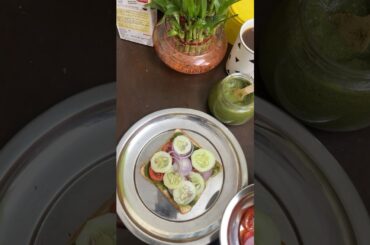 Simple Bombay sandwich healthy recipe #food #recipe #cooking #sandwich #youtubeshorts #shorts