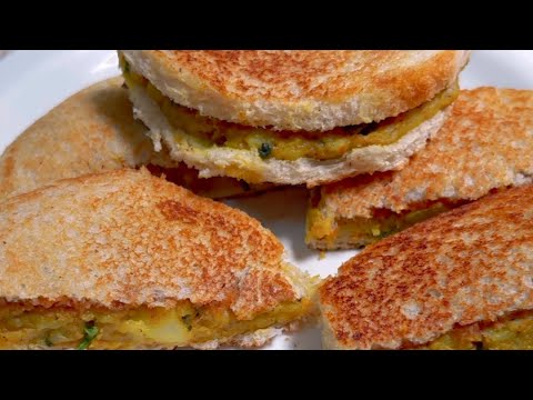 Try this bread sandwich recipe || 100% healthy, Easy and tasty sandwich | Instant breakfast Try this bread sandwich recipe || 100% healthy, Easy and tasty sandwich | Instant breakfast