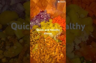 Quick and healthy dinner recipe loaded with veggie and protein. #dinner #dinnerrecipe #healthyfood