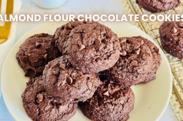 Easy Almond Flour Chocolate Cookies | A Simple Healthy Recipe | Low-Carb, Gluten-Free & So Good!