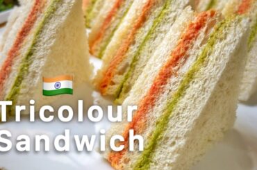 Tricolour Sandwich | Republic Day Special