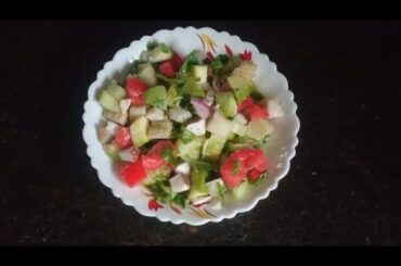 Vegetable salad recipe/Simple & healthy salad