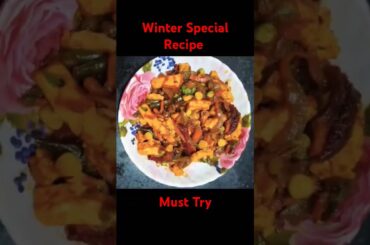 Must try Winter Special recipe | Healthy recipe | Veg Jalfrezi | #shorts #veglover #mykitchenmypride