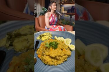 Weightloss Dinner Recipe | High fiber & Rich in protein Quinoa moongdal khichadi. #quinoa #shorts