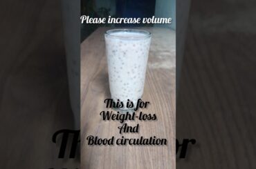 For Weightloss simple homemade drink with milk &raggi #weightloss #milk #gym #trend #short #raggi