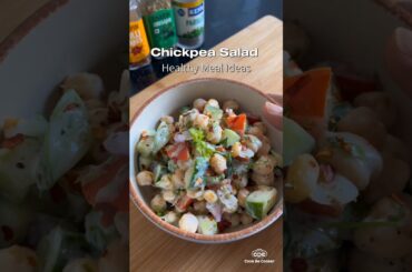 Quick High Protein Salad| chickpea salad #weightlossrecipe #salad #recipe #youtubeshorts #chaat