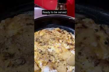 Healthy Spanish Egg Omlet | Egg pizza | Healthy breakfast recipe | Healthy snack #shorts