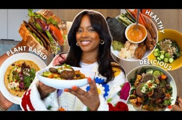 a week of healthy + balanced lunch recipes | plant based what I eat in a week