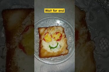 Quick breakfast / snacks | Egg bread recipe #shorts #cooking #eggrecipe