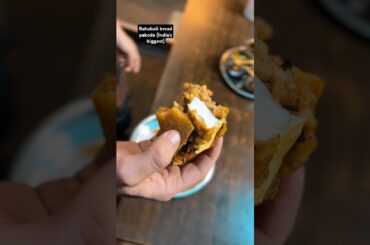 India's Biggest Bread Pakoda, bahubali bread pakoda #bread #pakora #pakoda #recipe #food #snacks