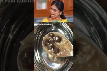 Ragi Paal Kozhukattai Recipe healthy snacks ideas #shortsfeed #shorts #food #snacks #yt