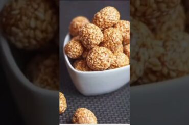 Learn how to make healthy Til Ke laddu #TilKeLaddu  #HealthyRecipes #snacks #recipe #shorts