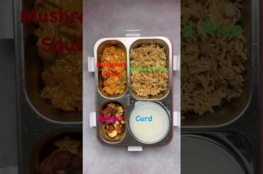 Healthy Lunch Box Ideas | Herbed Rice with Airfried Paneer & Mushroom Sauce | Call Me Lols