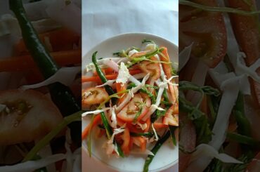 Salad for Lunch #healthy food # vegetables# ytshort vdo