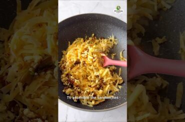 High Protein Cheesy Mushroom & Paneer Sandwich | Easy & Healthy Snack Recipe #paneersandwich