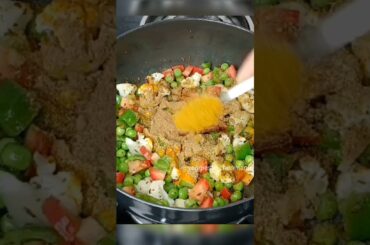 Try this healthy food! Satvik Masala Khichdi #shorts #short #youtubeshorts #weightloss #khichdi #dal