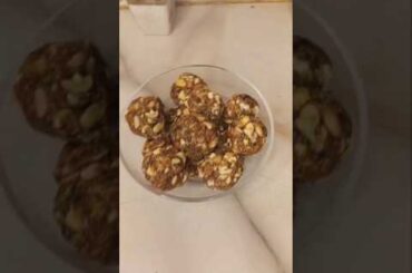 Dry fruit ladoo recipe #shots #dryfruitladdoo  #recipe #healthy #khajurladoo