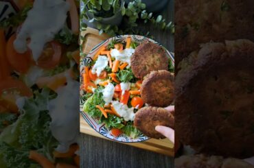 Tuna Patty Salad Bowl Recipe | Healthy Recipes | Salad Ideas #food #salad #healthyfood