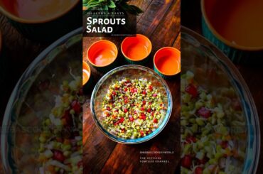 #shorts Healthy Sprouts Salad | Moong Sprouts Salad | Healthy Salad Recipe #sproutsalad #saladbowl