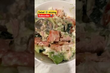 Tuna salad asmr #asmr #food #salad #easyrecipe #healthy