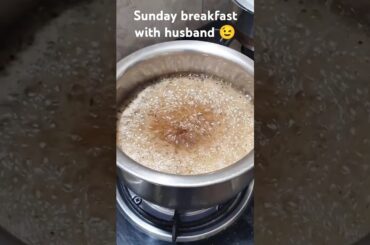 Sunday breakfast with my husband #shorts #viralshort #food #viralshorts #ytshort #mykitchenmypride