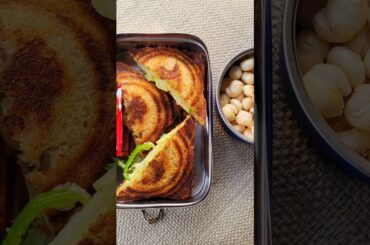 Vegetable sandwich #vegetablesandwich #healthy #makhana #homemade #love #tiffinbox #daily