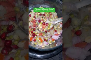 Sprouted moong Salad | Healthy Salad #salad #ytshorts #shorts