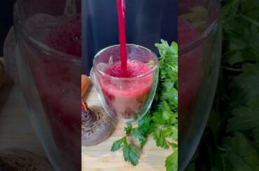 Beetroot Juice to Boost Energy #shorts #healthy  #juice