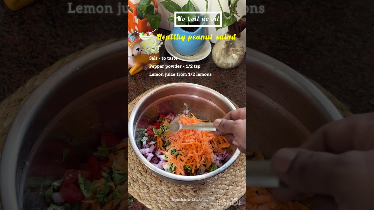 No boil no oil healthy peanut salad recipe | weight loss recipe | peanut recipe | Healthy recipe No boil no oil healthy peanut salad recipe | weight loss recipe | peanut recipe | Healthy recipe