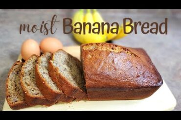 Moist Banana Bread | How to make Banana Bread | Easy Banana Bread Recipe | Banana Bread Recipe