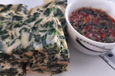 5-Minute Low-Calorie Steamed Eggs & Spinach: Grandma's Secret Recipe!