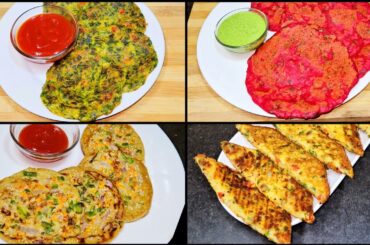 4 Ways of Healthy Breakfast Recipe | Easy Breakfast Ideas