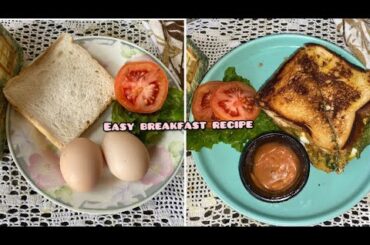 Easy Breakfast Sandwich Recipe Vegetarian/ Egg Sandwich Easy Breakfast Recipes by yummy food stuff