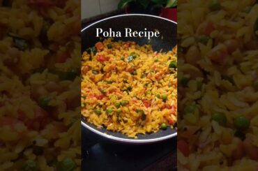 Easy Poha Recipe | Healthy breakfast recipe #shorts #breakfast #poha #whats your dish #recipe