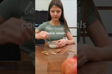 Cookies or cereals? #lowcarb #healthy #breakfast #shorts