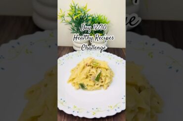 Trying *Viral* Cauliflower Pasta Recipe - Day 12/30 of Healthy Recipes Challenge #recipe #viralshort