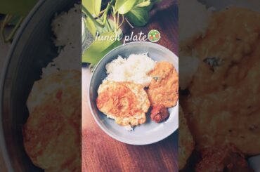Lunch Plate Mini short #food #lunch #aavakaya#andhrafood#pappu#viralaudio#healthy#foodie#minivlog