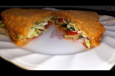 Healthy Sandwich Recipe  For Weight Loss | Bran Bread Sandwich