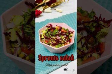 High protein sprouts salad #recipe #highprotein #sprouts #helthyfood #food #fatloss #salad #protein
