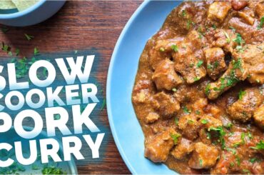 High-Protein Slow Cooker Pork Curry for Weight Loss & Meal Prep